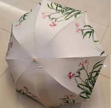 一抹百合三折伞晴雨伞遮阳伞