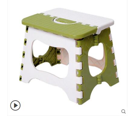 加厚塑料折叠凳便携折叠椅子(大号)